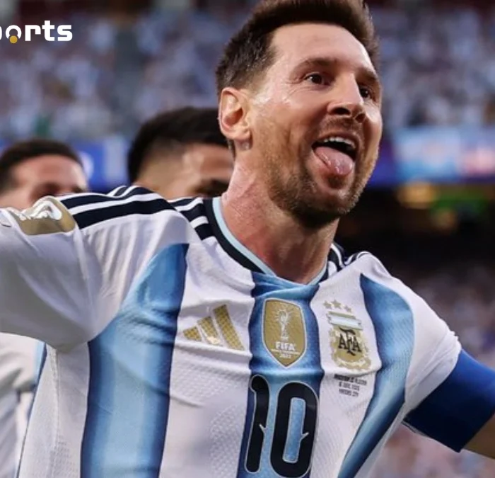 Messi scores hat-trick